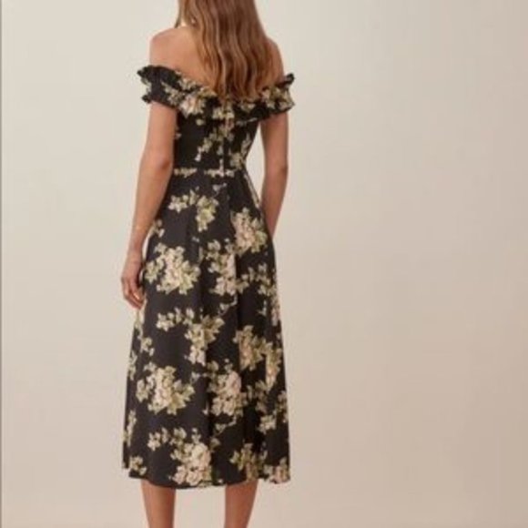 Like New | Reformation Izabel Dress Floral Print - Picture 4 of 6